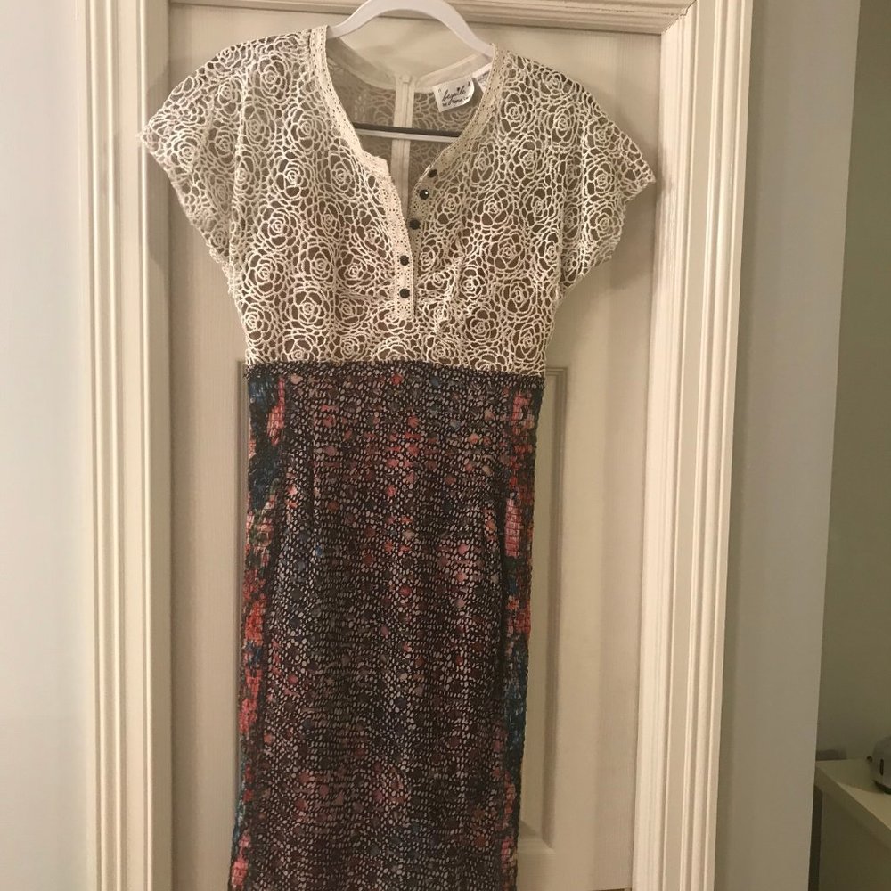 Anthropologie Byron Lars Lace Study Dress Size 4 - Picture 2 of 12